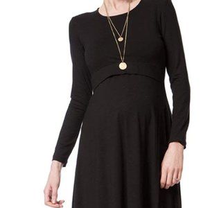 NWT Seraphine Long-sleeved nursing/maternity dress